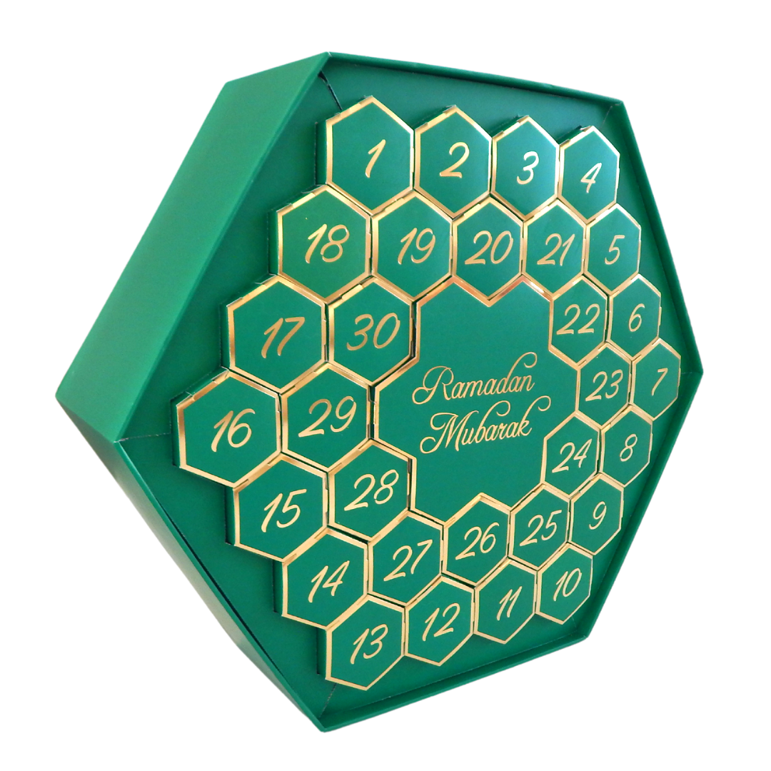 Ramadan Honeycomb Calendar & Cream Chocolates (30pk)