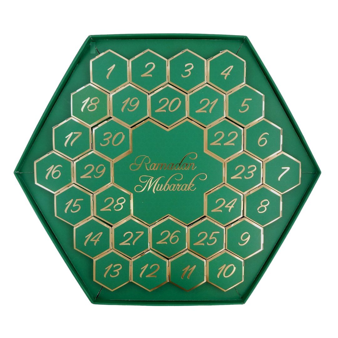 Ramadan Honeycomb Calendar & Cream Chocolates (30pk)