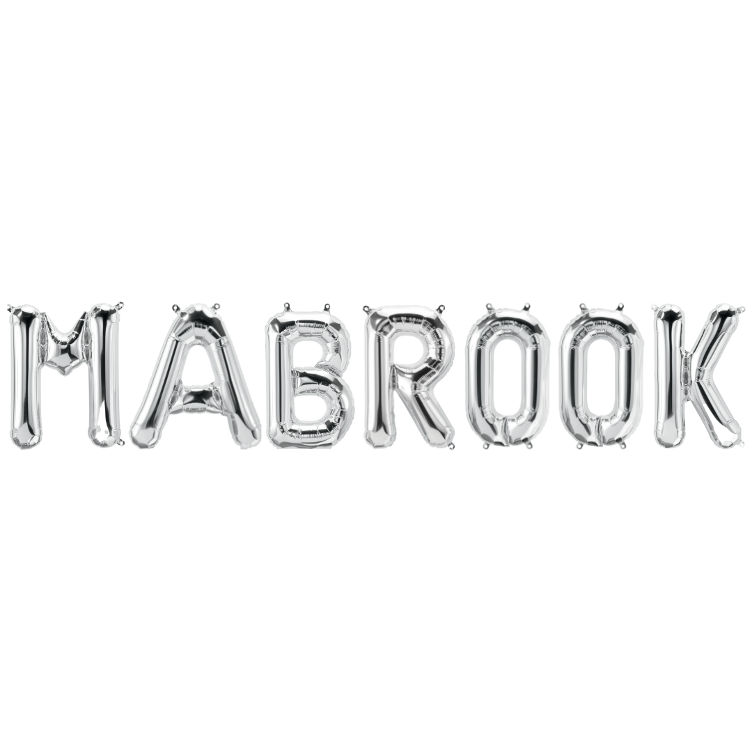 Mabrook Foil Balloons