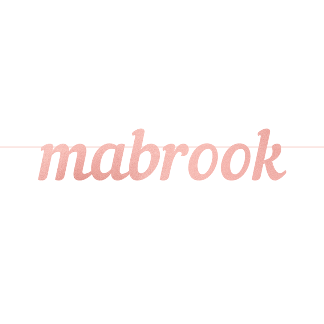 Mabrook Letter Banner