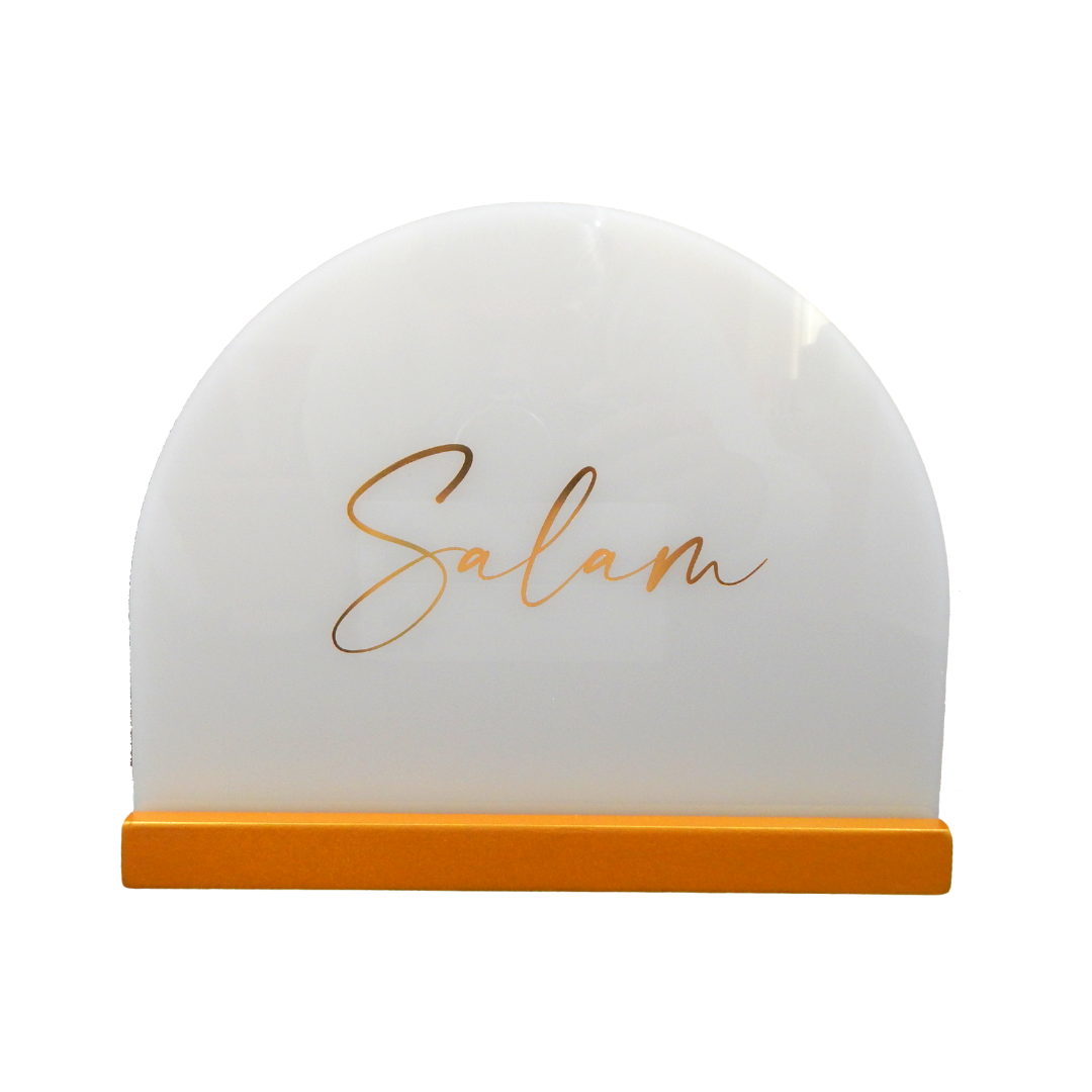Acrylic Candle Plaque Display - Home Bundle