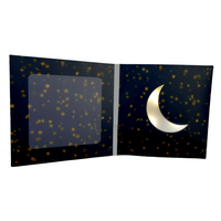 Light Up Eid Mubarak Greeting Card - Starry Night
