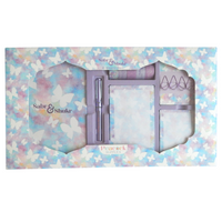 Sabr & Shukr Stationery Gift Set (Butterfly) - Pastel & Purple Foil