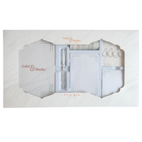 Sabr & Shukr Stationery Gift Set (Marble) - White & Rose Gold Foil