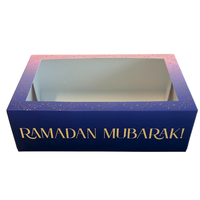 Ramadan Mubarak Iftar Boxes (3pk) - Purple & Gold