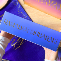 Ramadan Mubarak Iftar Boxes (3pk) - Purple & Gold