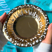 Eid Mubarak Party Bowls (10pk) - Gold