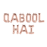Qabool Hai Foil Balloons