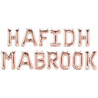 Hafidh Mabrook Foil Balloons