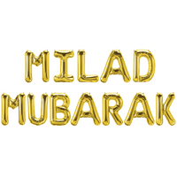 Milad Mubarak Foil Balloons