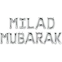 Milad Mubarak Foil Balloons