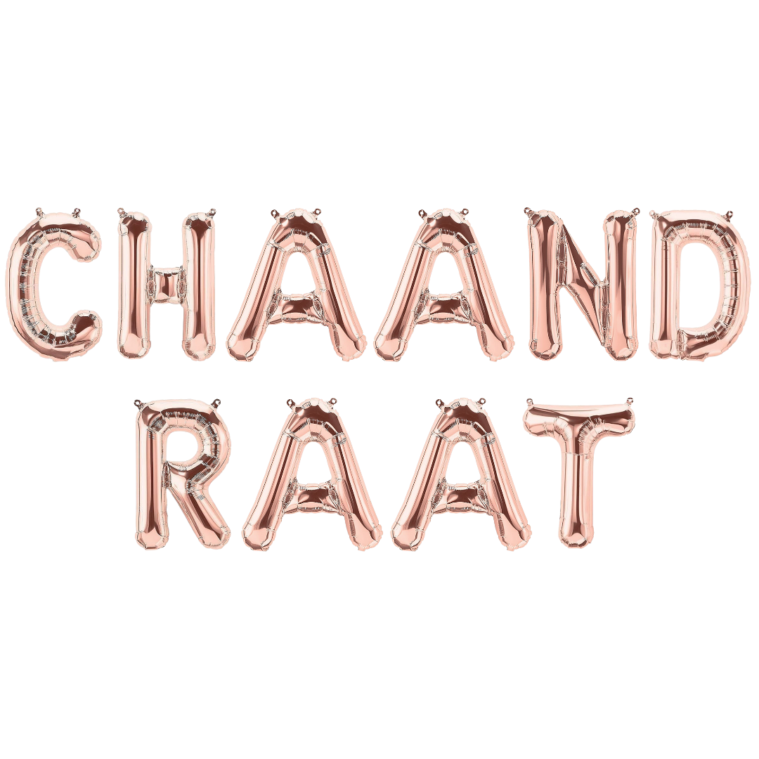 Chaand Raat Foil Balloons