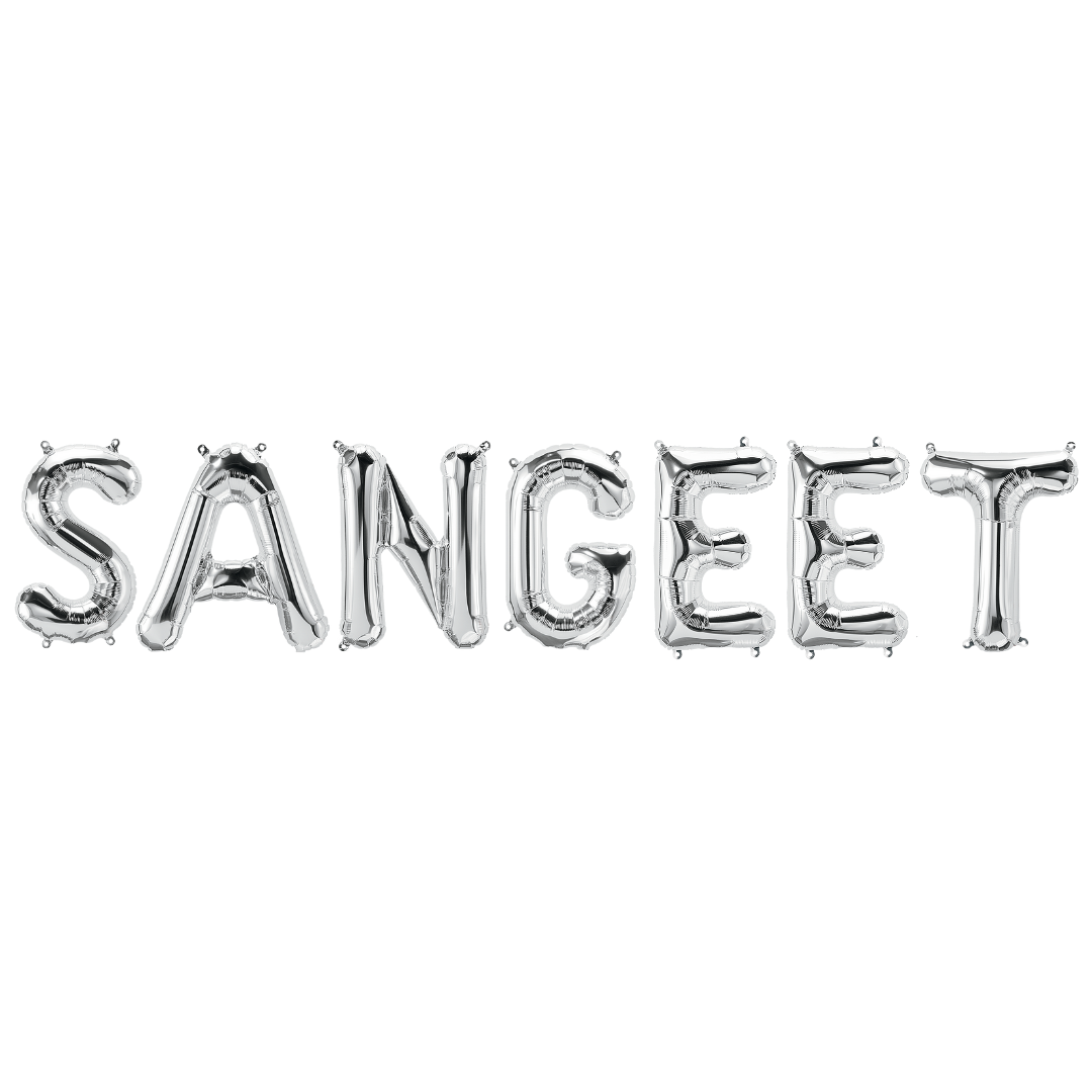 Sangeet Foil Balloons