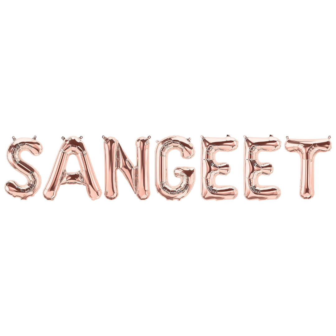 Sangeet Foil Balloons
