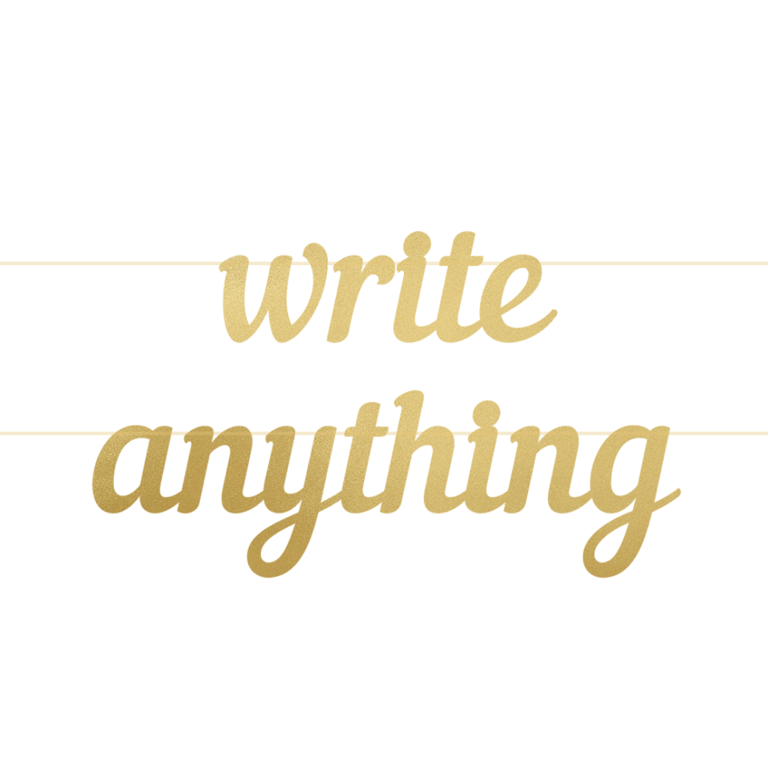 Personalised "Write Anything" Letter Banner