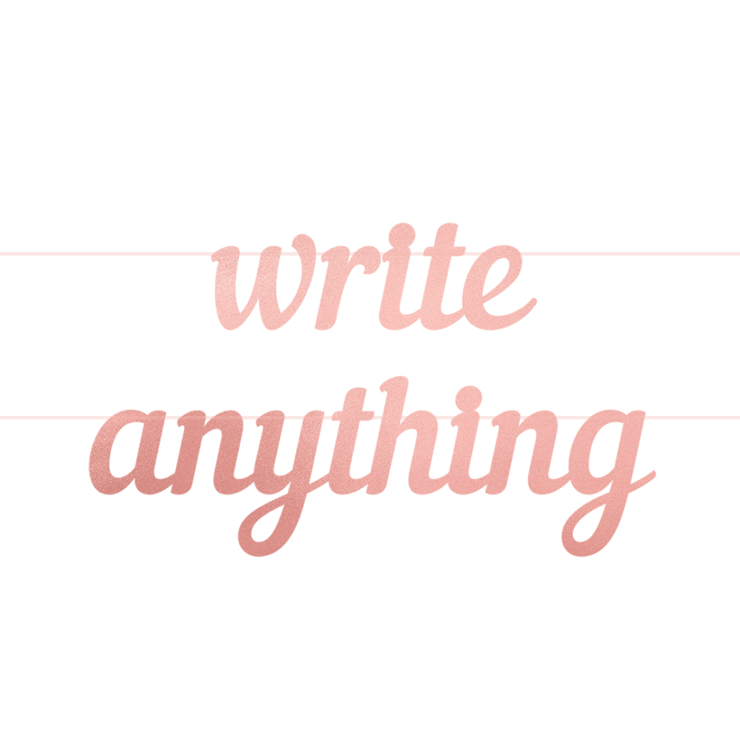 Personalised "Write Anything" Letter Banner