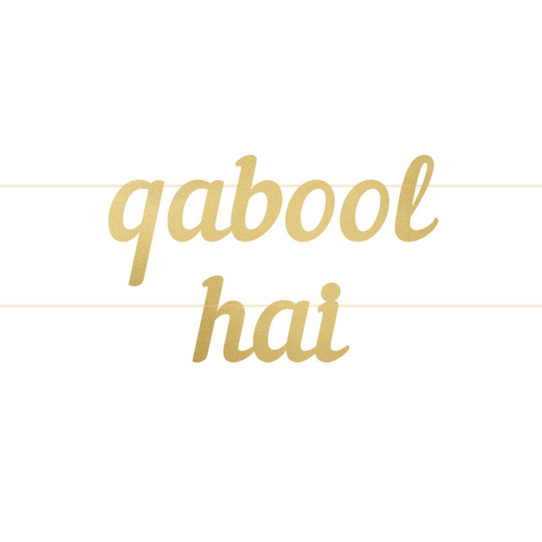 Qabool Hai Letter Banner