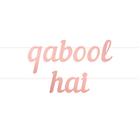 Qabool Hai Letter Banner