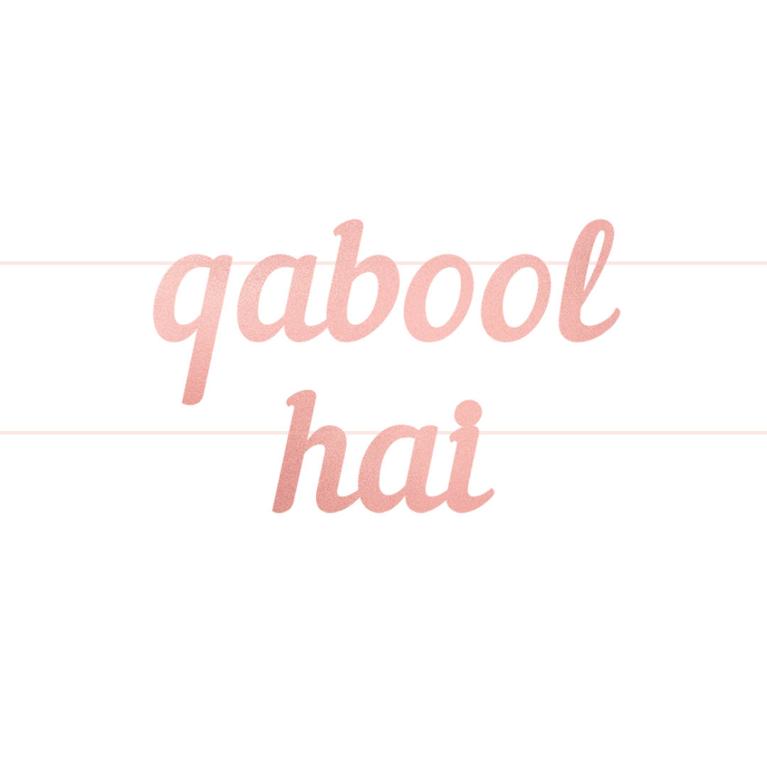 Qabool Hai Letter Banner