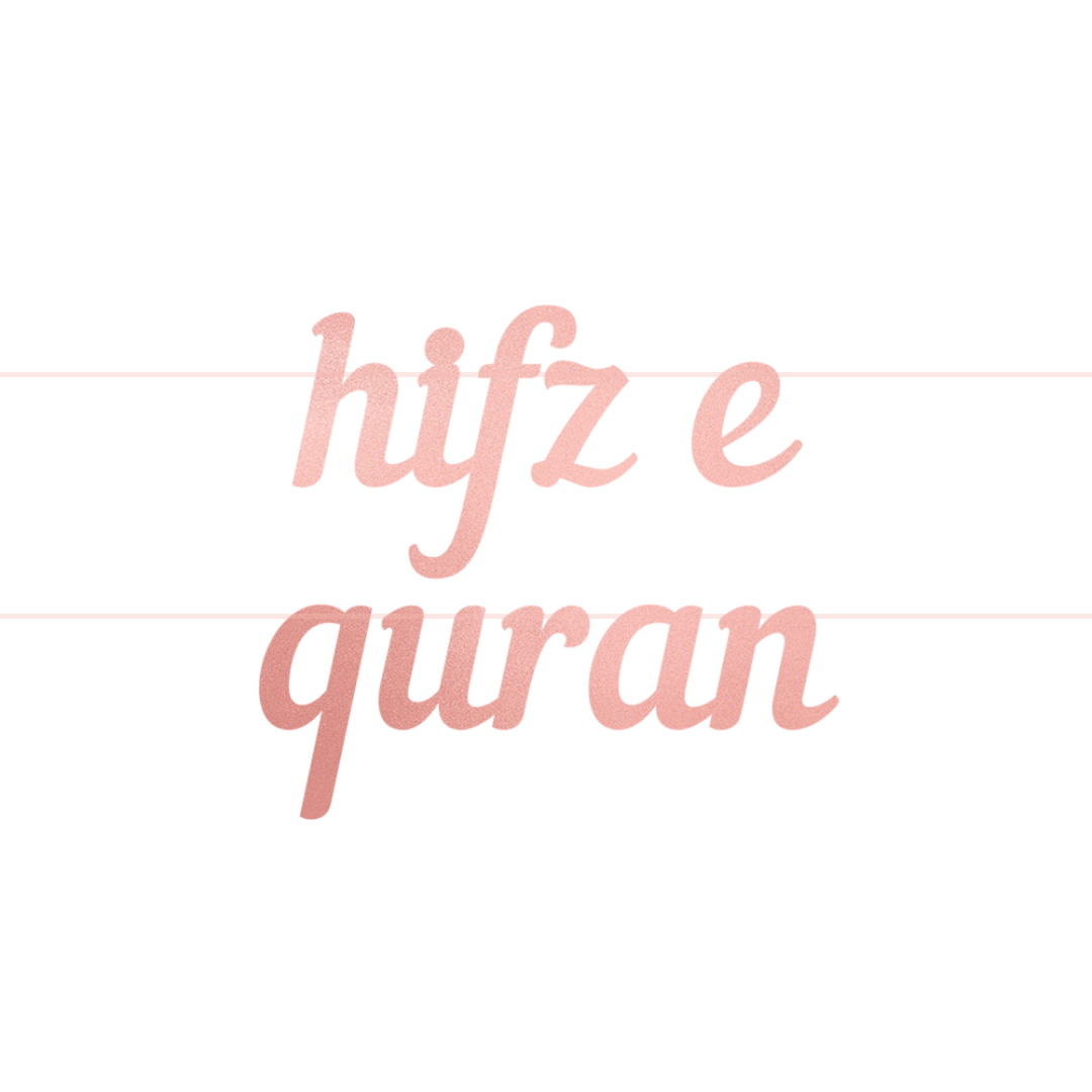 Hifz E Quran Letter Banner