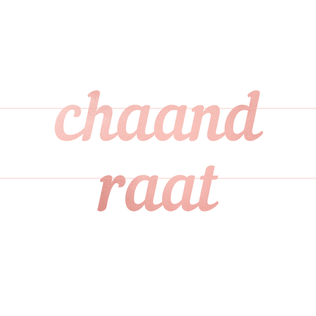 Chaand Raat Letter Banner