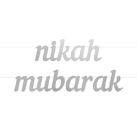 Nikah Mubarak Letter Banner