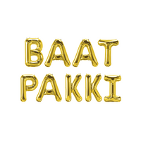 Baat Pakki Foil Balloons