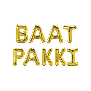 Baat Pakki Foil Balloons