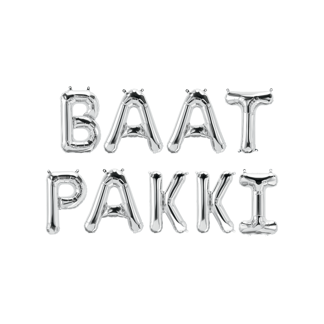 Baat Pakki Foil Balloons
