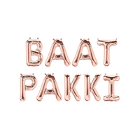 Baat Pakki Foil Balloons