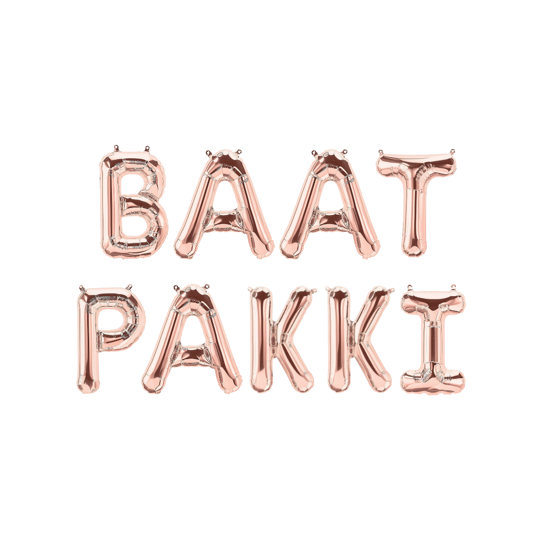 Baat Pakki Foil Balloons