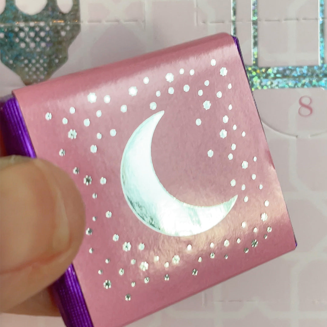 Ramadan Chocolate Countdown Calendar - Pink & Glitter