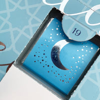 Ramadan Chocolate Countdown Calendar - Blue & Silver