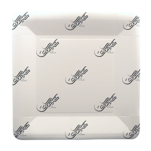 Eco Eid Party Plates (10pk) - White & Black