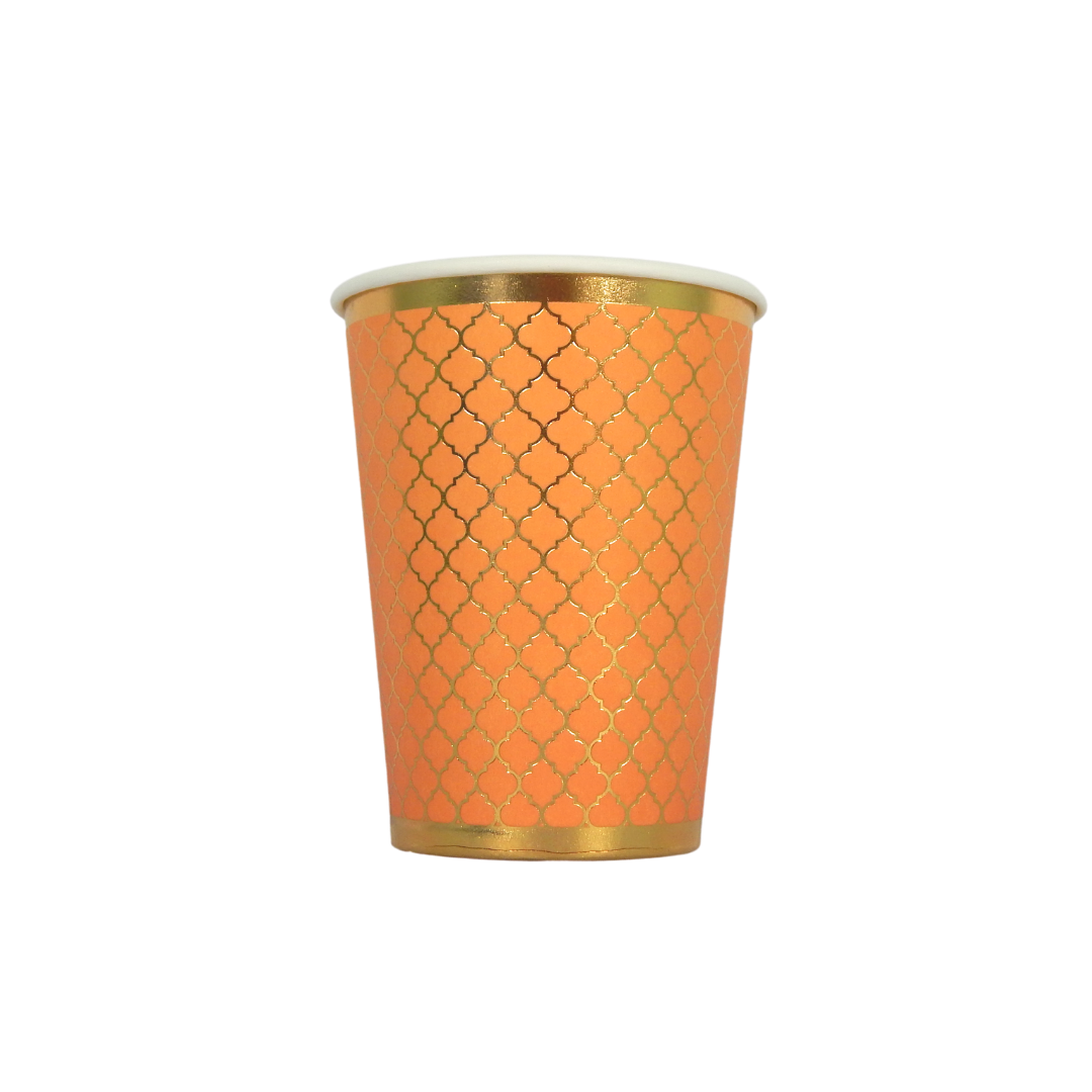 Moroccan Amber Party Cups - 10 pack