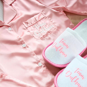 Team Dulhan Nightwear Bundle (Medium) - Pink & White
