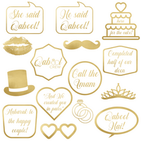 Qabool Wedding Photo Props - 15 pack