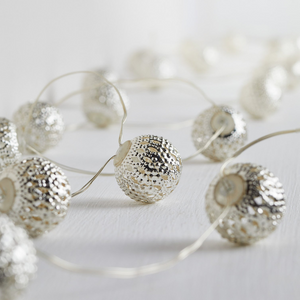 Ball Fairy Lights - Silver