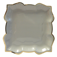 Lotus Large Party Plates (10pk) - Slate (Grey)