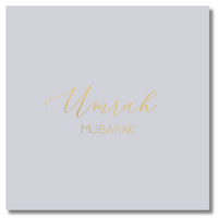 Luxury Foiled Greeting Card - Umrah