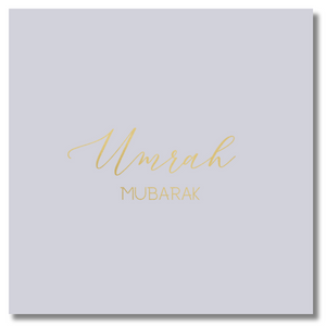 Luxury Foiled Greeting Card - Umrah