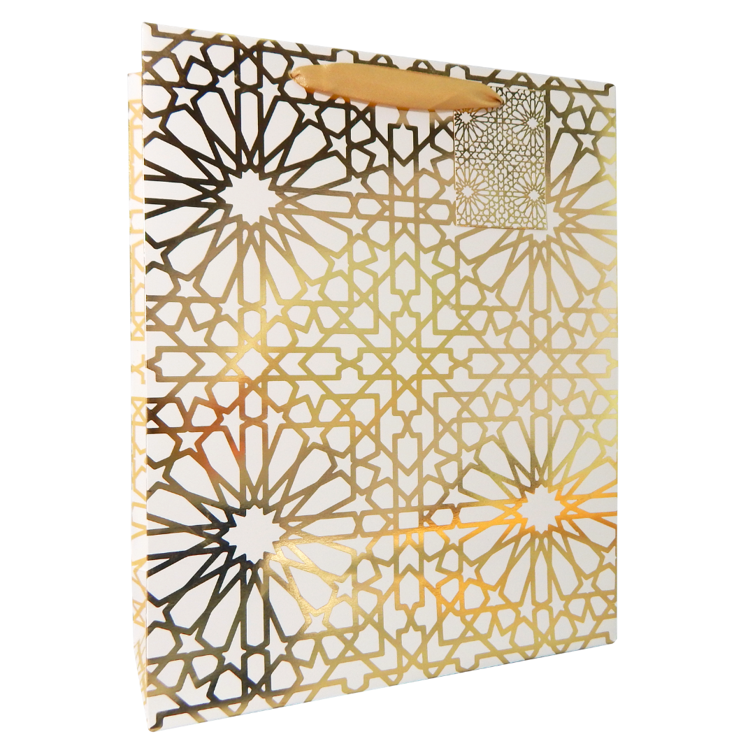 Geo Gold Gift Bag