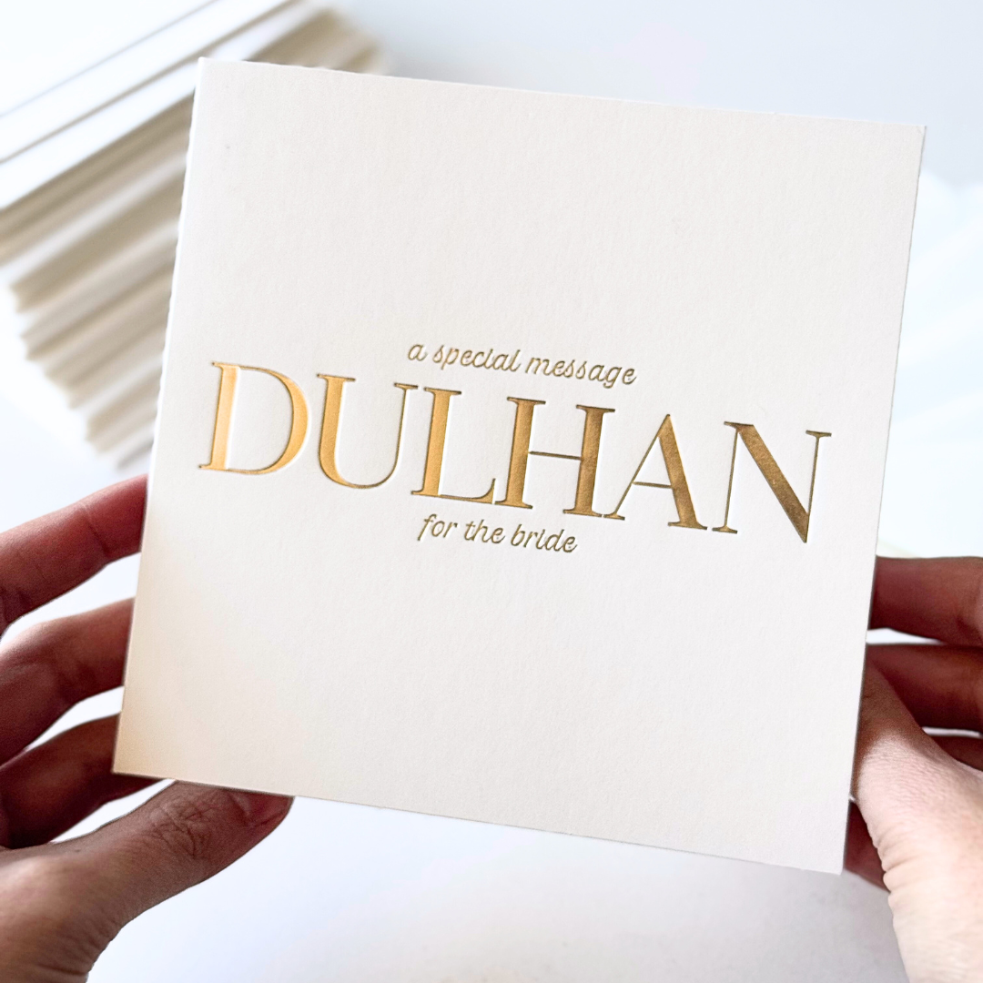 Luxury Special Message Card - Dulhan (Bride)