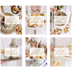 Eid Mubarak Greeting Cards (6pk) - Party