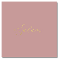 Luxury Foiled Greeting Card - Salam