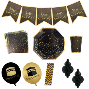 Party In A Box - Hajj - Black & Gold