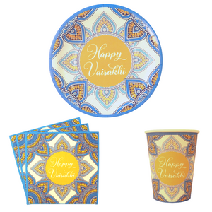 Vaisakhi Party Pack - Yellow & Blue