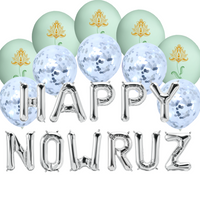 Balloon Bundle - Happy Nowruz - Silver