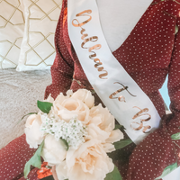 Team Dulhan & Dulhan To Be Sashes - 8 pack