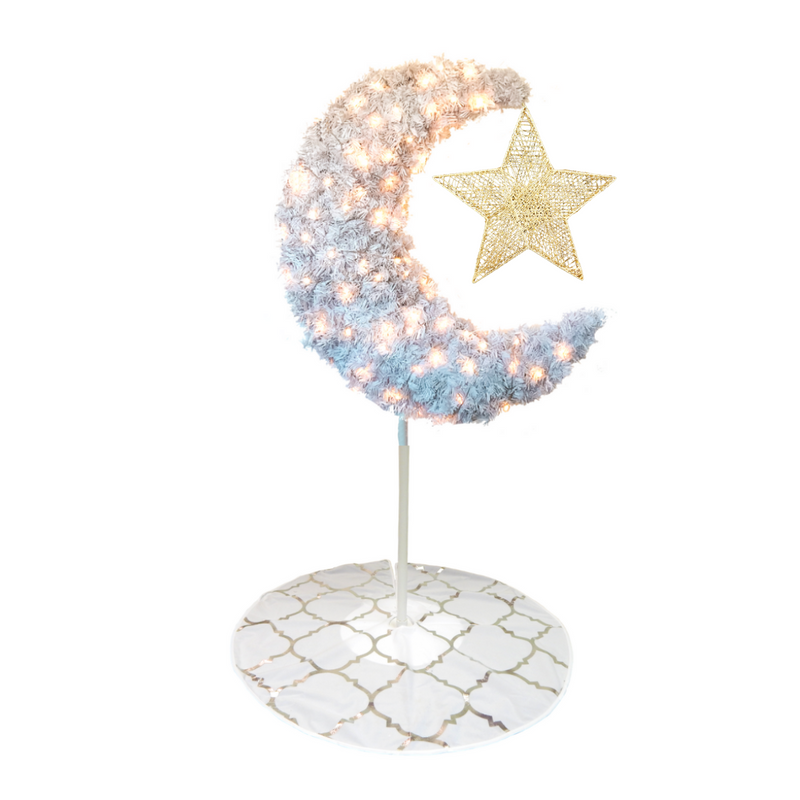 Eid Moon Tree Bundle - White with Star & Skirt